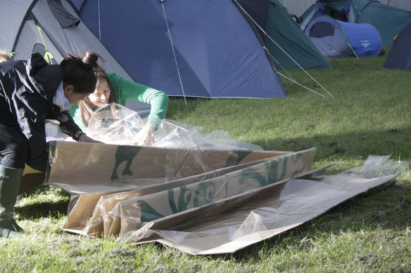 Cardboard Tent